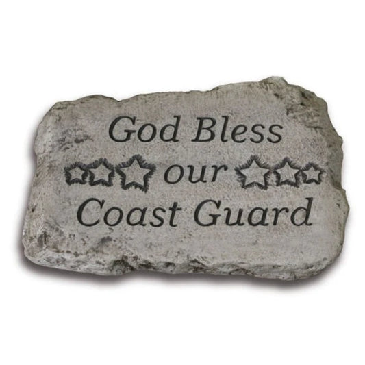 Coast Guard Soldier Sculpture Military garden stone statuary Stars