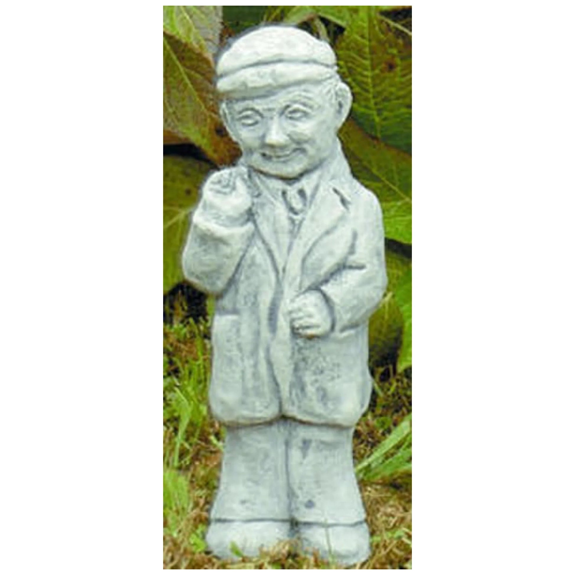 Good Luck Robert the Leprechaun Statue Made of Cast Stone