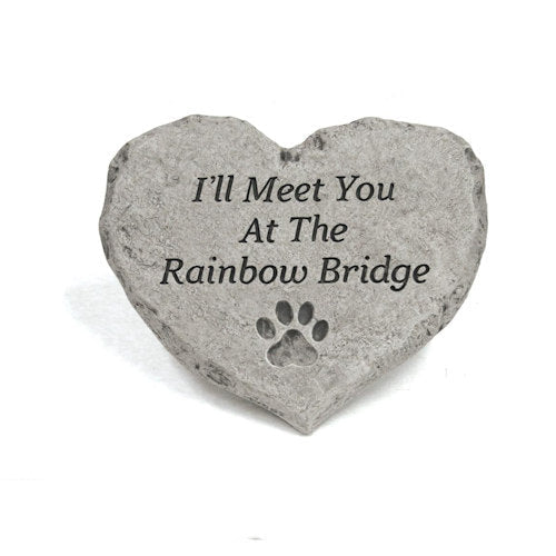 Heart Stone I'll Meet You At The Rainbow Bridge