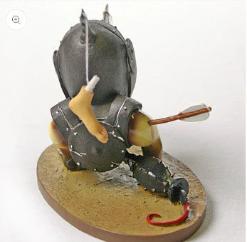 Back view Helmeted Bird Larger Monster by Hieronymus Bosch from the Garden of Earthly Delights