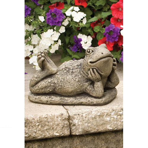 Herbert the Frog Garden Sculpture Poser Statue Cement Funny Art
