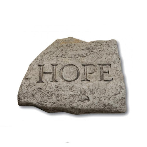 Hope Garden Stone or Wall Hanging cement Made in America