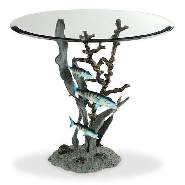 Interior Designer Choice Marine Marvel Barracuda and Reeds End Table