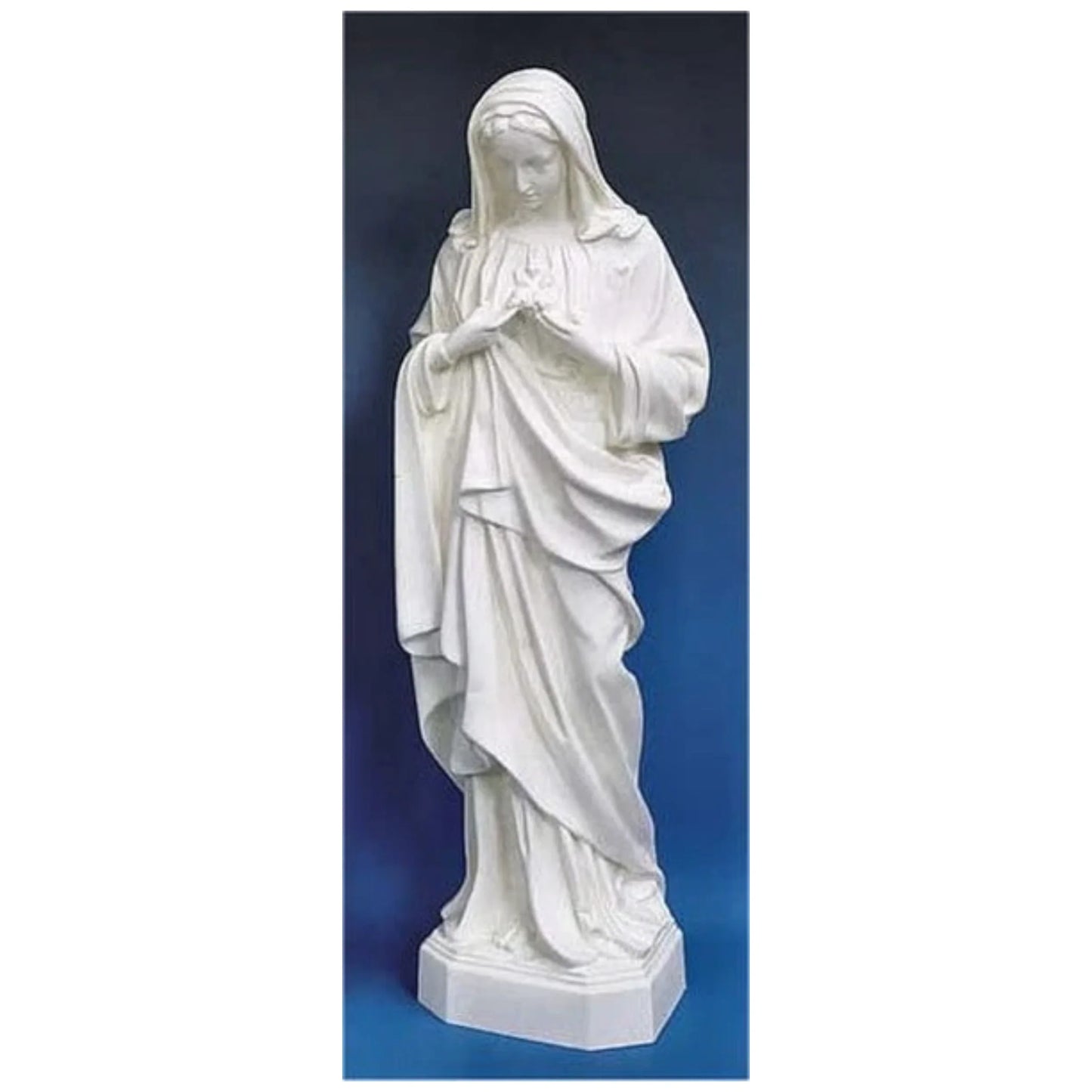 Immaculate Heart Of Mary White 24"