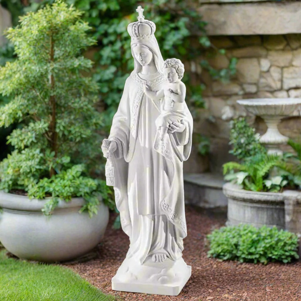 Lady Of Mount Carmel Sculpture 32"
