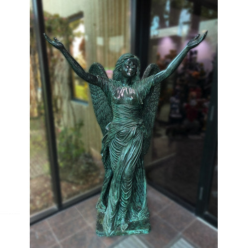 Celestine Life-Size Angel Bronze Sculpture 73" High