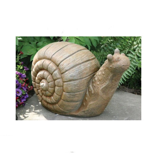 Lumpy the Snail Garden Sculpture Large Outdoor Statue Cement concrete