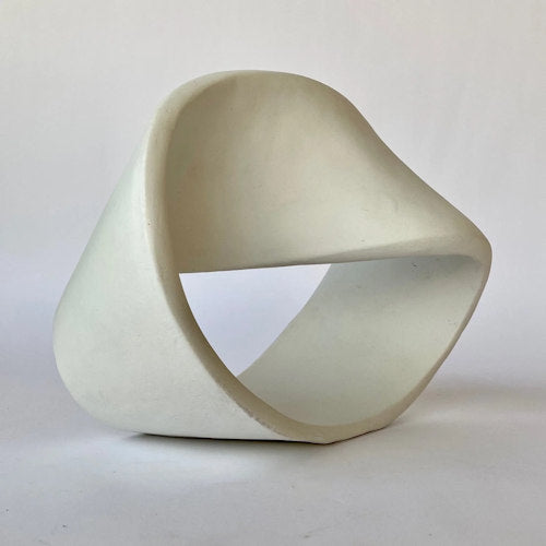 infinity with the Möbius Strip plaster model an elegant study in form, light, and shadow. Perfect for drawing, teaching, or studio display