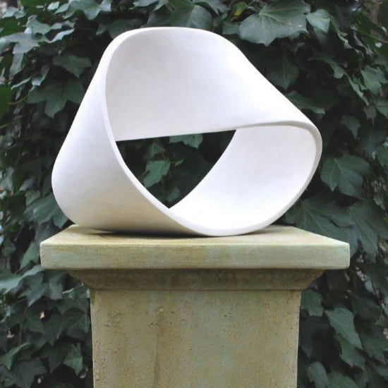 Möbius Strip Drawing Study Sculpture is a fascinating exploration of unity, balance, and endless motion