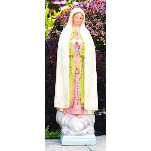 Our Lady Of Fatima Sculpture 24" High