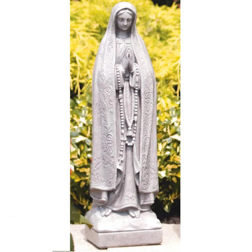 Our Lady Of Fatima Sculpture 18" High