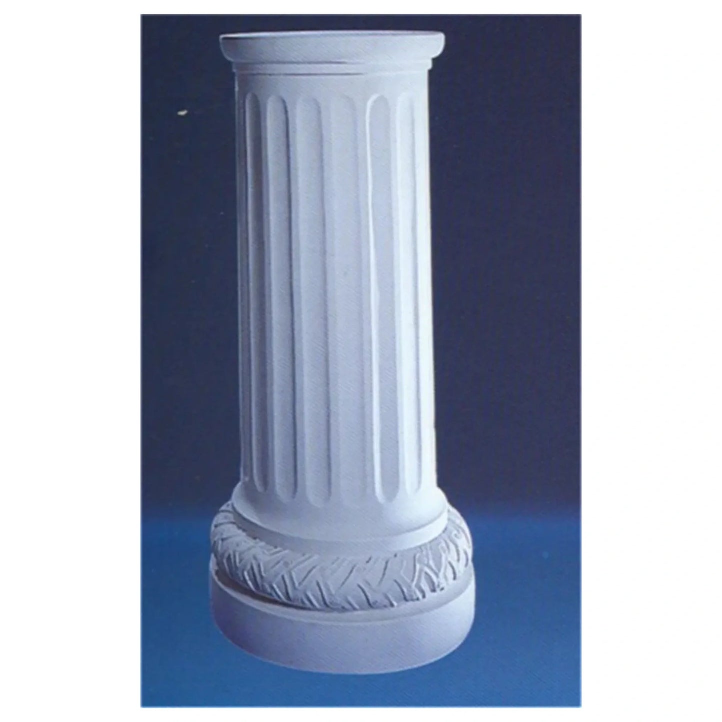 Classical Carrara Marble Pedestal – 32" Tall Display Stand