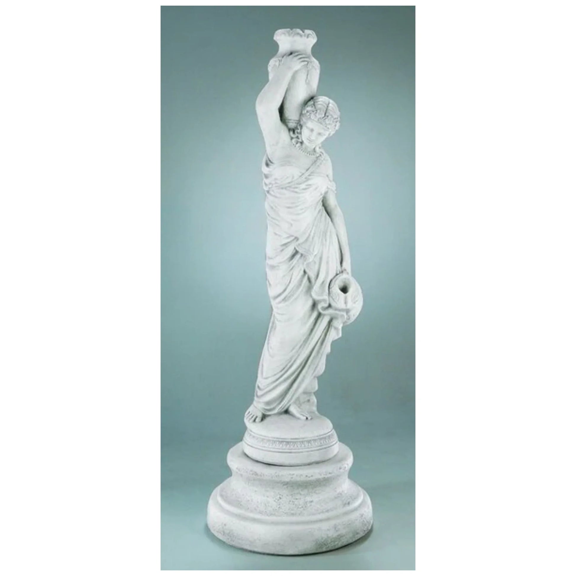 Rebecca at the Well Water Feature & Base Garden Statues 68" High