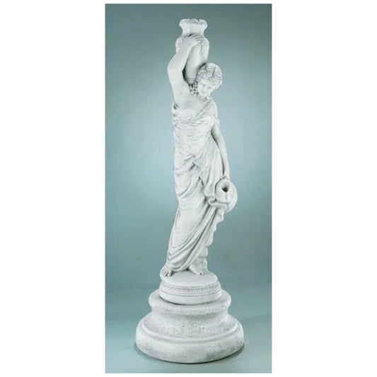 Rebecca at the Well Water Feature & Base Garden Statues 68" High