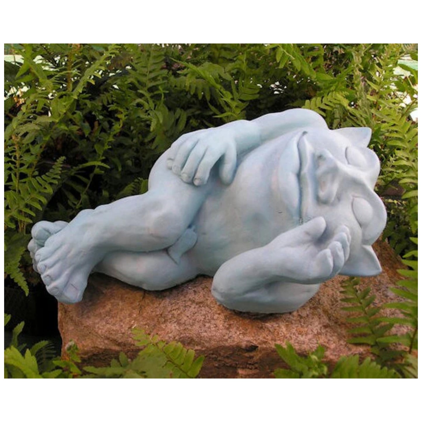 Gargoyle Shop our reclining garden Statue fig leaf covering privates art