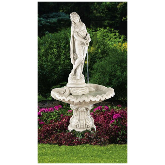 Rosalie Outdoor Garden Fountain Classic Woman Cement Statuary