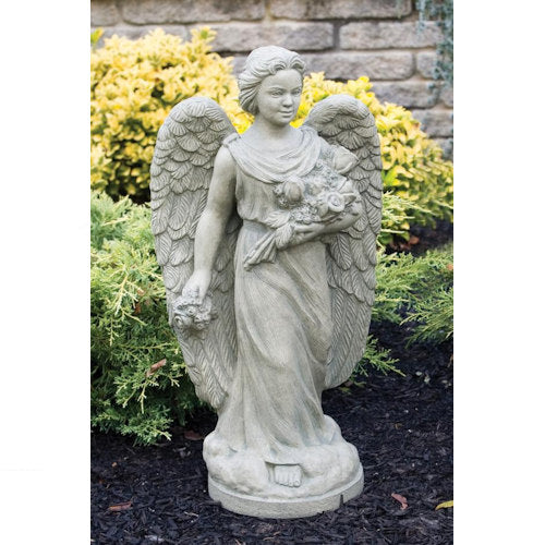 Rosebud Angel Garden Statue 28" High