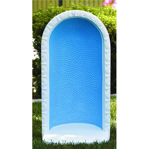 Classical Round Embossed Dot Grotto Hand Painted colored Alcove Niche