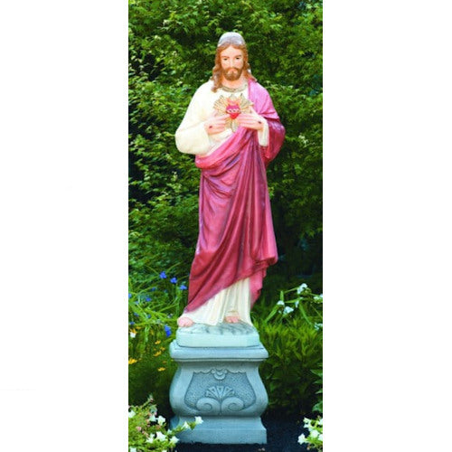 Sacred Heart Of Jesus Life-size & Ped.