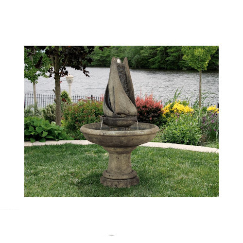 Sail Away Cement Garden Fountain 52" High
