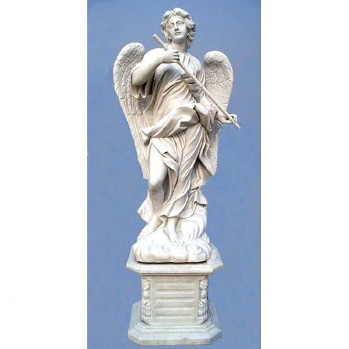 Life Size Marble religious Statue Saint Angelos Sculpture Replica Solid