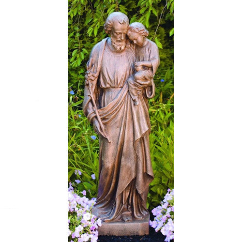 Saint Joseph Garden Statue Life Size Sculptures Cement Catholic Church