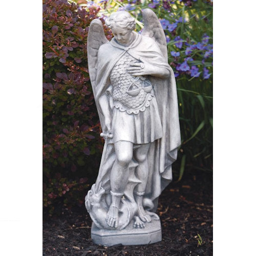 Saint Michael Sculpture 24.5" High