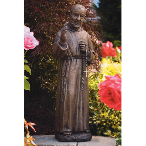 Saint Padre Pio Sculpture 30" High