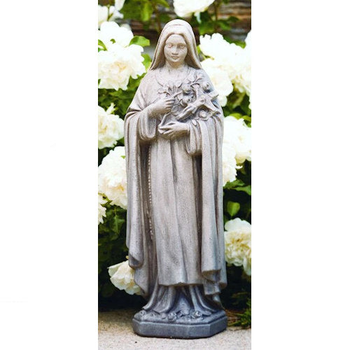 Saint Therese - Theresa Garden Statue 16.75" High