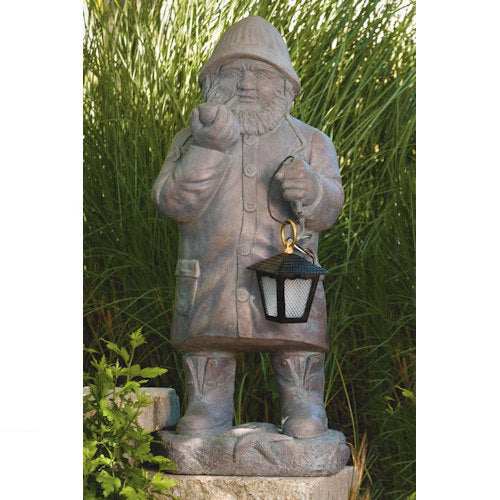 Sea Captain With Lantern 36" High Garden Sculpture
