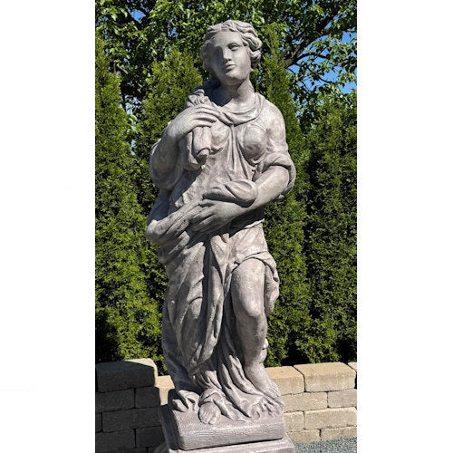 Season Winter Goddess Life-Size Woman Garden Statue | Statue.com