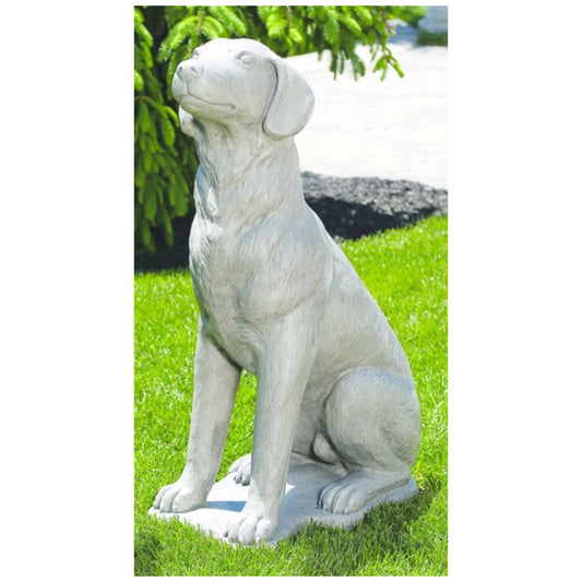 Sitting Hound Dog Sculpture 32.5" High