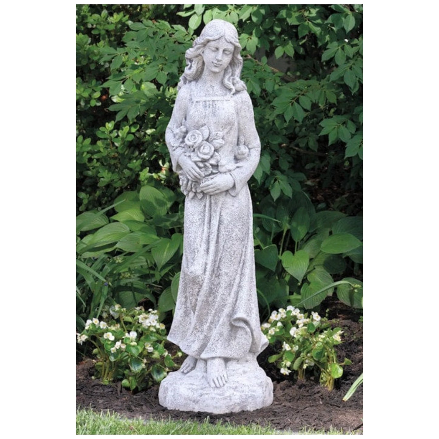 Springtime Flower Girl Memorial Sculpture