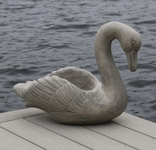 Swan Planter Large Garden Sculpture 18" High