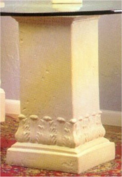 Acanthus Pedestal Table Base or column Plaster Pillar dinning room seating