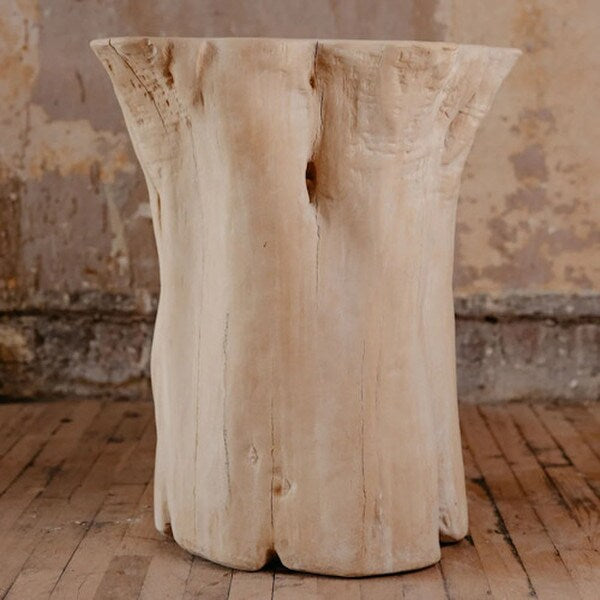Reproduction Cypress Table Base Cast Wood Dinning Room Sculptural
