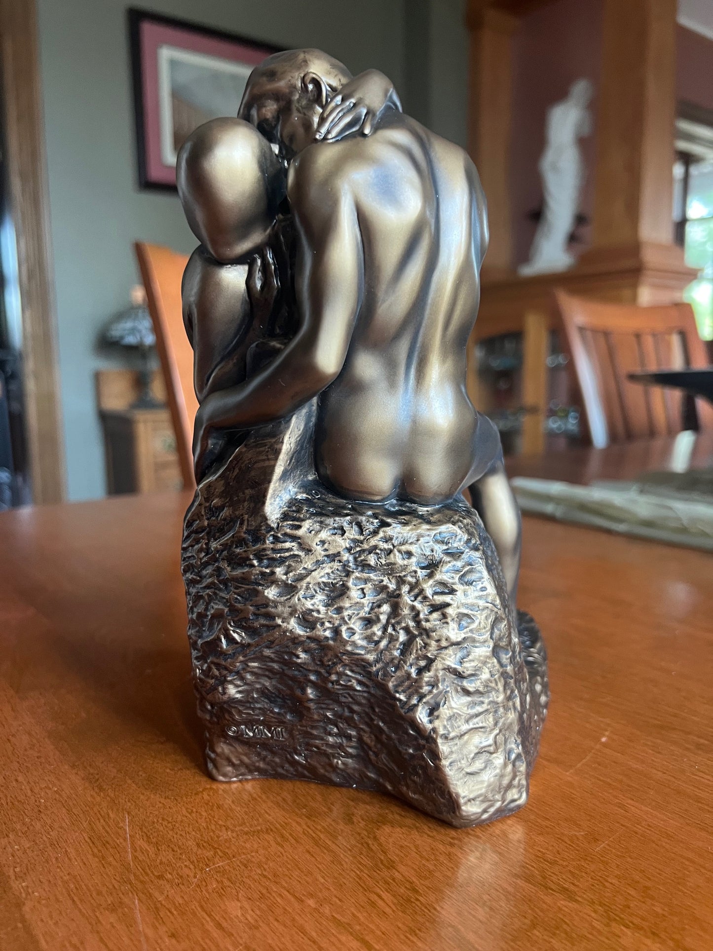 The Kiss by Rodin Sculpture Replica Bronze Reproduction Statue Resin
