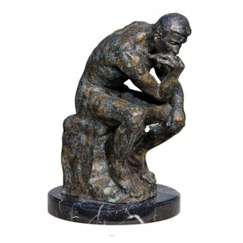 The Thinker by Rodin Bronze 16.5" High