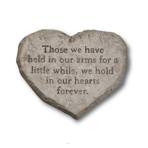 Heart Stone - Those We Have Held.. Garden Statue