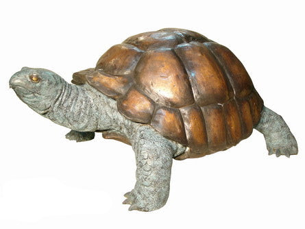 Traditional Garden Tortoise Water Sculpture Spouts water from mouth of turtle
