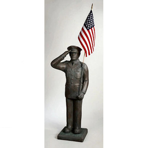 U.S. Armed Forces - Air Force Cement Military Statue 41.25" H