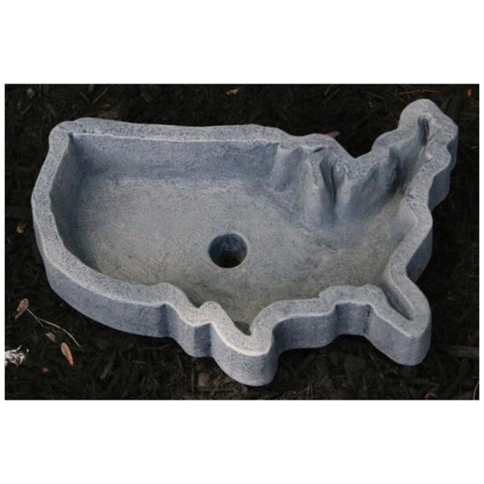 United States of America world map planter flower garden sculptures