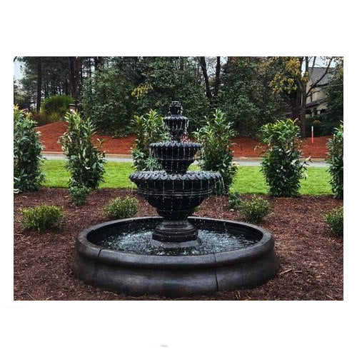 Valencia Spill Fountain In Crested Pool Cement Garden Henri