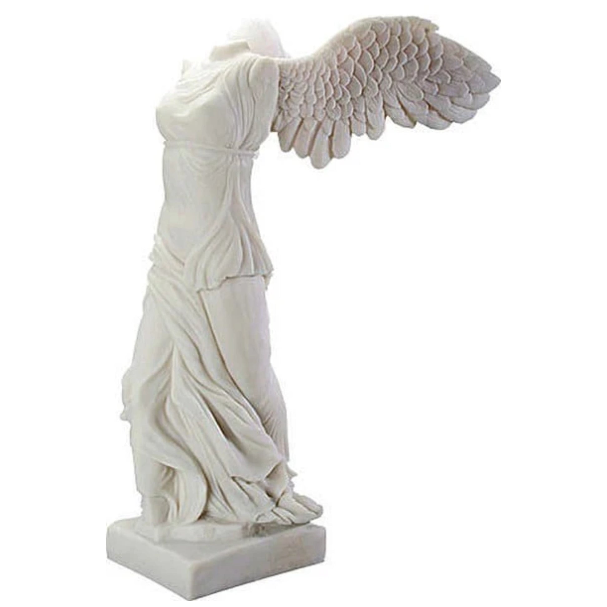 Winged Victory Samothrace Figurine Reproduction Louvre Museum