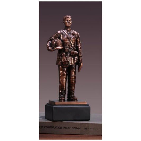 Woman Firefighter Sculpture Memorial Tribute Figurines Statue