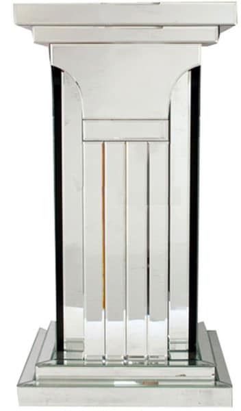 Mirror Pedestal - Iconic Beveled Designed - 29.5 Inches Tall