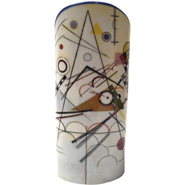 Kandinsky Ceramic Flower Vase Composition VIII lyrical geometrism