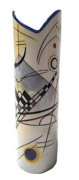 Kandinsky Ceramic Flower Vase Sculptural Composition VIII artwork