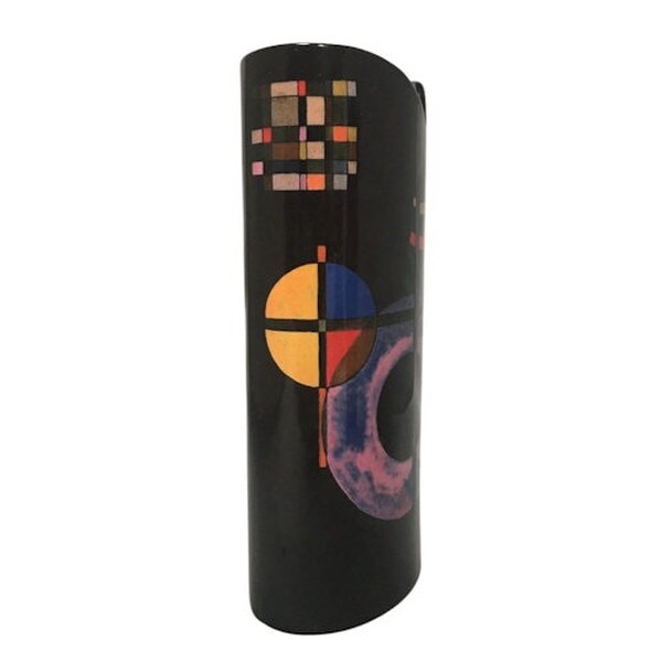 Kandinsky Ceramic Vase Abstract Geometric