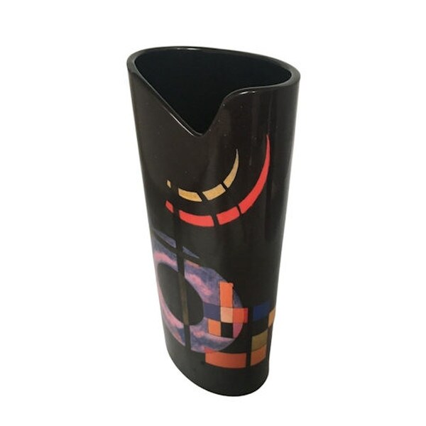 Kandinsky Ceramic Vase Abstract Geometric